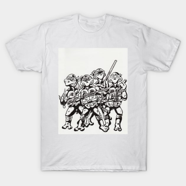 Teenage Mutant Ninja Turtles T-Shirt by Black Snow Comics